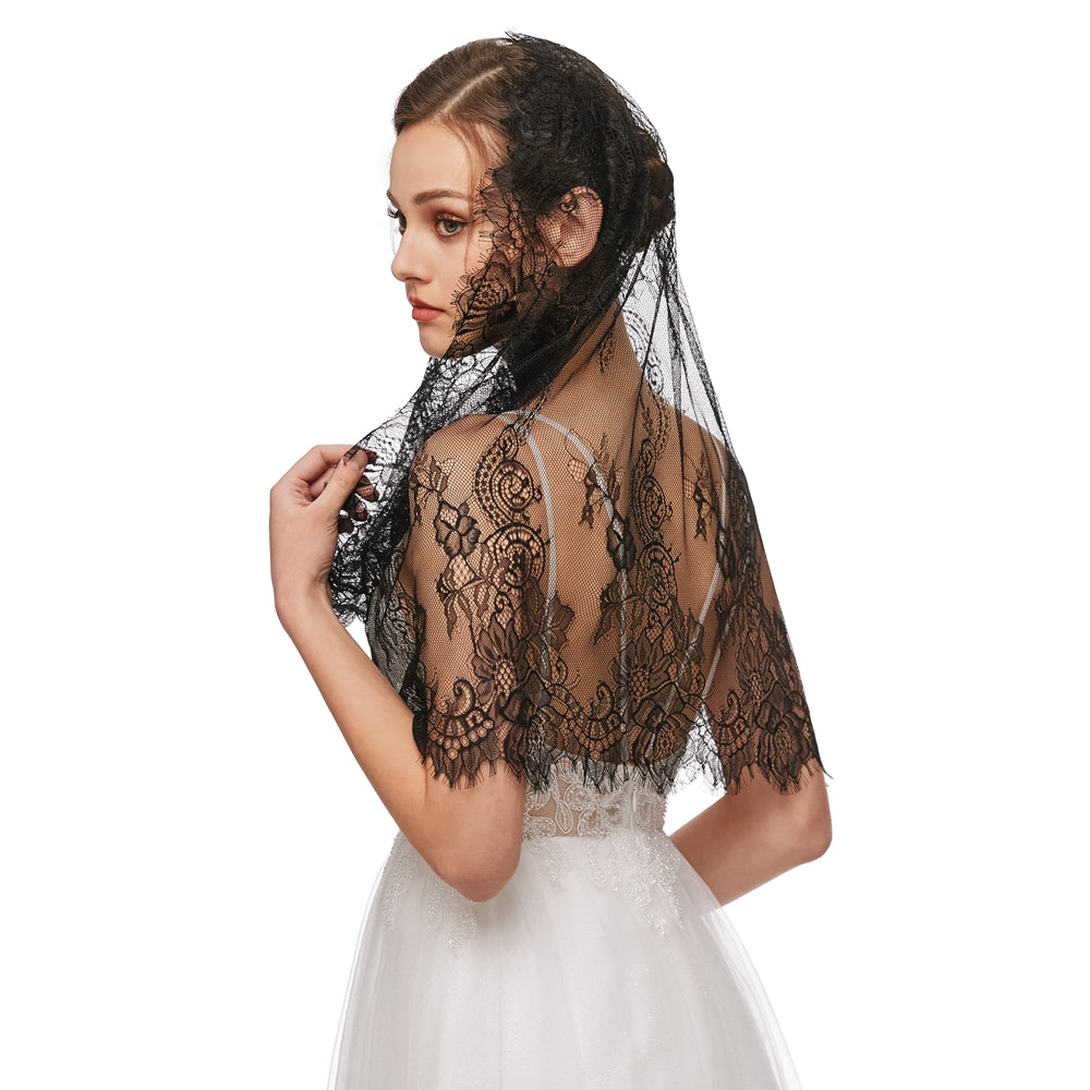 Lace Veils for Church Mantilla Catholic Veil Latin Mass Head